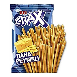 Eti Crax Daha Peynirli Çubuk Kraker 50 G