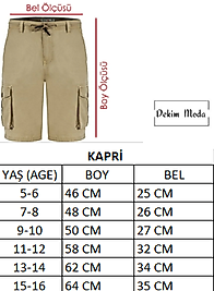 Erkek Çocuk  Pamuklu Şort