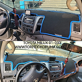 Toyota Hilux 2005+ Konsol Torpido 3D Koruma