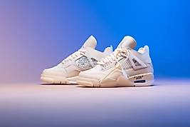 Off-White x Air Jordan 4 “Sail