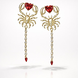 Zara Model Akrep Sallantılı Küpe