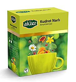 Akzer Kudret Narlı Bitkisel Çay 60 Süzen Poşet