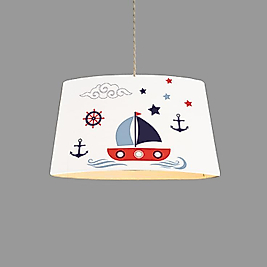 Minibabyroom  Yelkenli Temalı Çocuk Odası Sarkıt Avize
