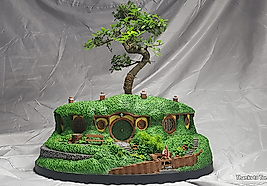 hobbiton bonsai pot for 3d printing