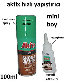 AKFİX HIZLI YAPIŞTIRICI SPREY 100ML AKFİX FARKI SPREYLİ YAPIŞTIRICI