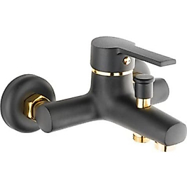 SİYAH GOLD DETAYLI BANYO BATARYASI