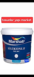Marshall Silikonlu Özel Mat 7,5 lt İç Cephe Boyası Renk seçiniz