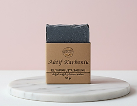 AKTİF KARBONLU (BAMBU KÖMÜRLÜ) EL YAPIMI DOĞAL USTA SABUNU