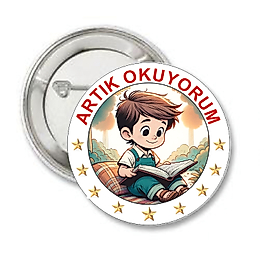 ARTIK OKUYORUM ROZETİ