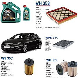 OPEL ASTRA J 1.6 CDTİ 136 HP MOTOR BAKIM SETİ
