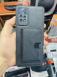 Redmi Note 11 Pro 4G-Note 12 Pro 4G Uyumlu Kartlıklı Standlı Deri Telefon Kılıfı