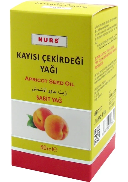 Kayısı Çekirdeği Yağı 50 ml Saf Soğuk Sıkım