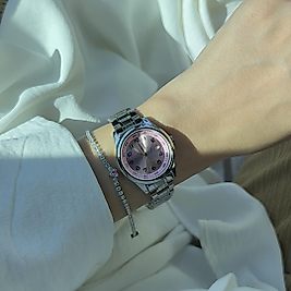 Tozpembe Kadran Yuvarlak Silver Saat