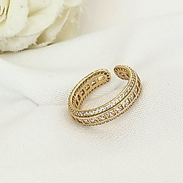 14K Baget tasli ayarlanabilir Xuping yuzuk