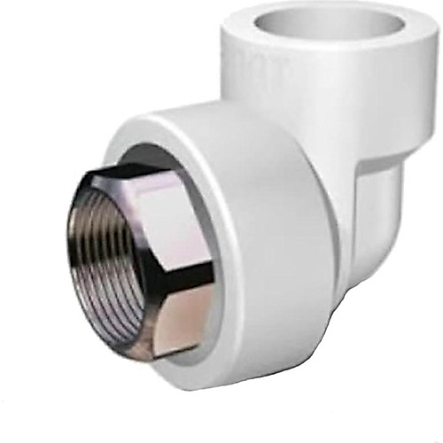 FIRAT 32 MM İÇ DİŞLİ DİRSEK ALTIKÖŞE BEYAZ PPRC PLASTİK BORU ( 1 ADET )