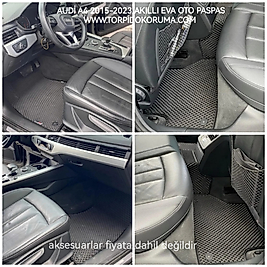 Audi A4 2015 - 2023 Akıllı Premium Eva Oto Paspas (Aksesuarlar Fiyata Dahil Değildir)