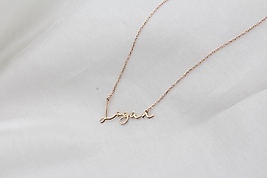 Kişiye Özel İsimli Kolye – 14K Altın Kaplama