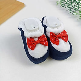 Velsoft Astarlı Figürlü Panduf / 0-6 Ay