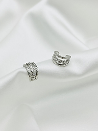 Küçük Taş Detaylı Ear Cuff(SILVER)