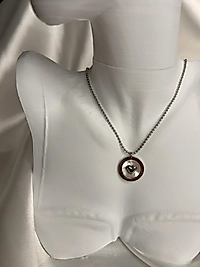 Timeless Heart Shell Pendant Necklace Model Çelik Kolye