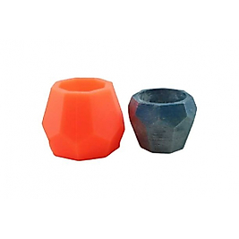 Prizma Sukulent Saksı Silikon Kalıp B-23