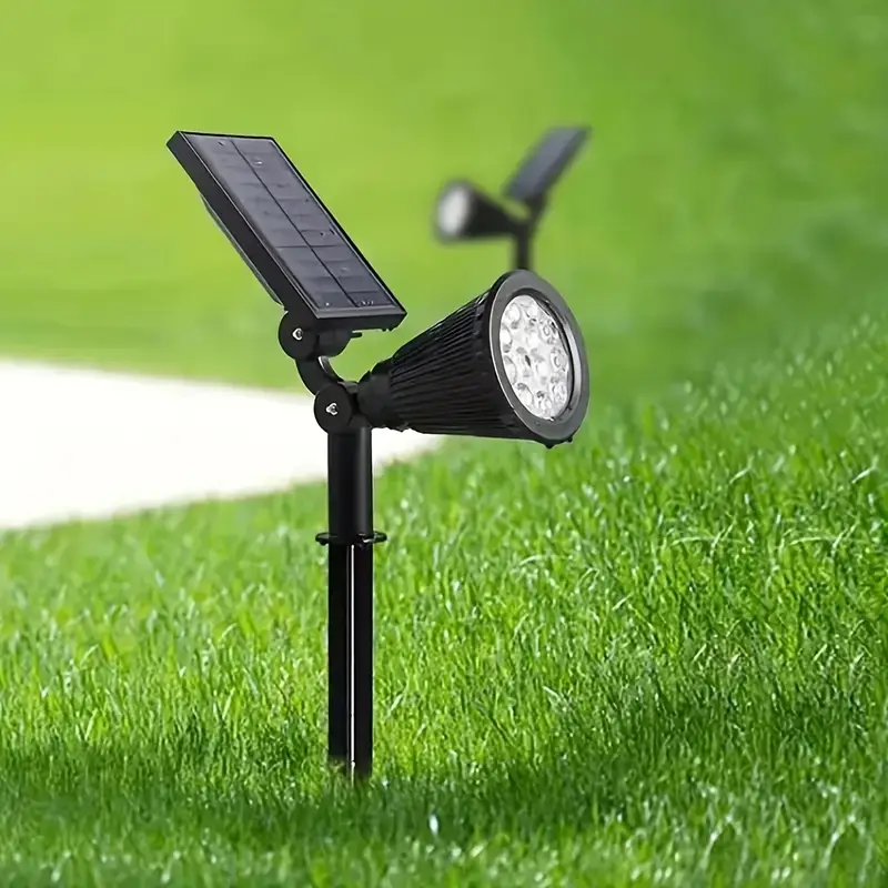 Solar Enerjili Kazıklı Bahçe Armatürü Gün Işığı (20x15cm)