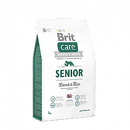 BRIT CARE SENIOR 3KG (Kuzu ve Pirinç - Tüm Irklara Uygun Yaşlı Köpek Maması