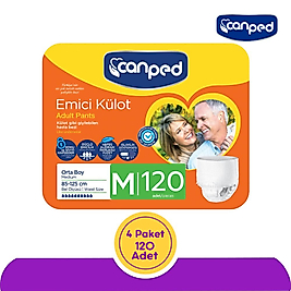 Canped Emici Külot Orta (M) 120 Adet