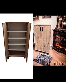 RÜYA 4 RAFLI BÜYÜK AHŞAP AYAKKABILIK 130*35*65 cm