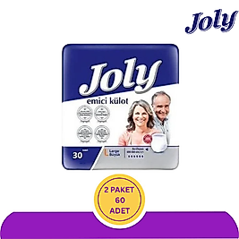 Joly Emici Külot Hasta Bezi Large (Büyük Boy) 30'lu 60 Adet (2x30)