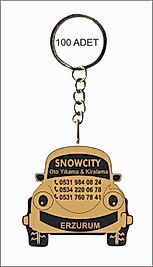 ANAHTARLIK AHŞAP TEK YÖN 100 ADET