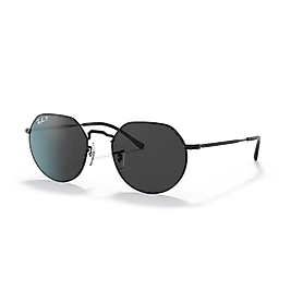 Ray-Ban Rb 3565 002/48 53-20 Unisex Güneş Gözlüğü Hexagonal Jack Mineral Siyah Polarize Orta Ekartman;