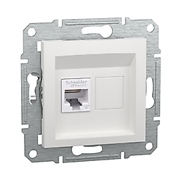 Schneider/Asfora – Tekli RJ45 Cat6 UTP – Beyaz EPH4770121