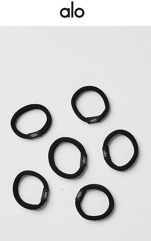 YOGA SPOR TOKASI - SİYAH LASTİK TOKA (AloYazılı)