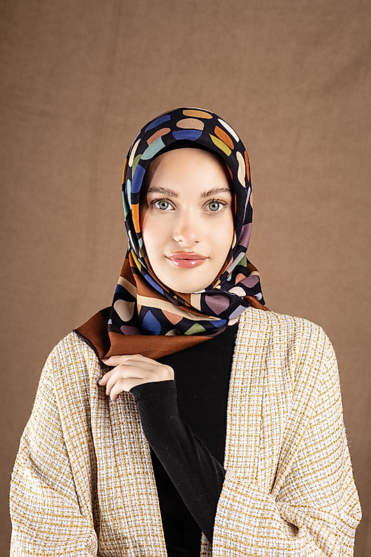 DESENLİ FLOSSY SİLK EŞARP