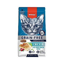 Wanpy Tahılsız Tavuk Etli Yavru Kedi Maması (1,5 kg)