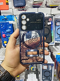 Samsung Galaxy A54 Kamera Lens Korumalı Telefon Kılıfı Mavi