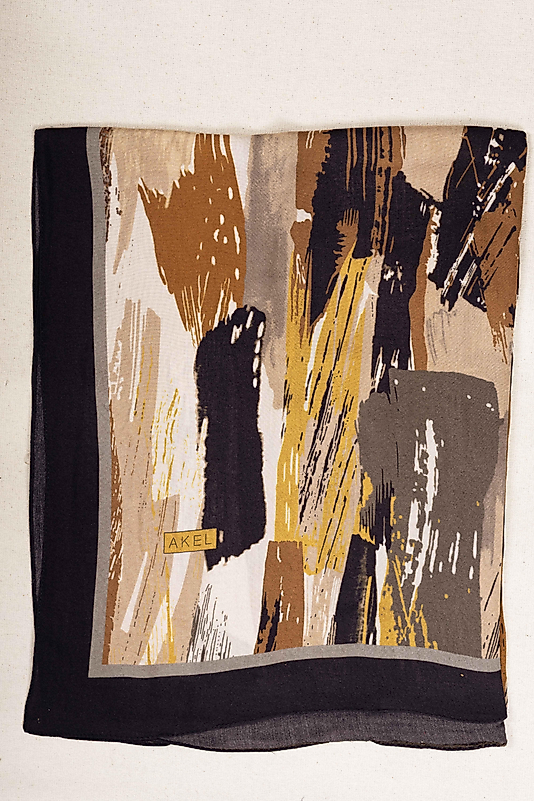 FLOOR İPEK ŞAL İTALYAN DİKİŞİ DESEN-4