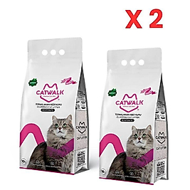 Catwalk Bebek Pudralı Topaklanan Kedi Kumu 5 Lt