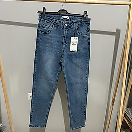 Koyu Mavi Skinny Jeans