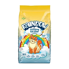 Rainbow Parfümlü Topaklanan Kedi Kumu 10 lt
