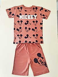 Erkek Çocuk Mickey Desenli 2'li Takım