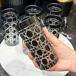 SİYAH DIOR MEŞRUBAT BARDAĞI