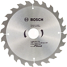 Bosch Daire Testere Bıçağı Eco Ahşap 190x30 mm 24 Diş