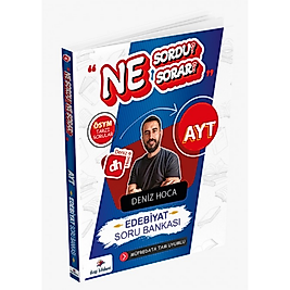 Dizgi Kitap Deniz Hoca Ne Sordu Ne Sorar AYT Edebiyat Soru Bankası 2025