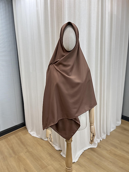 Kahve Bambu Viskon Eşarp 140 cm