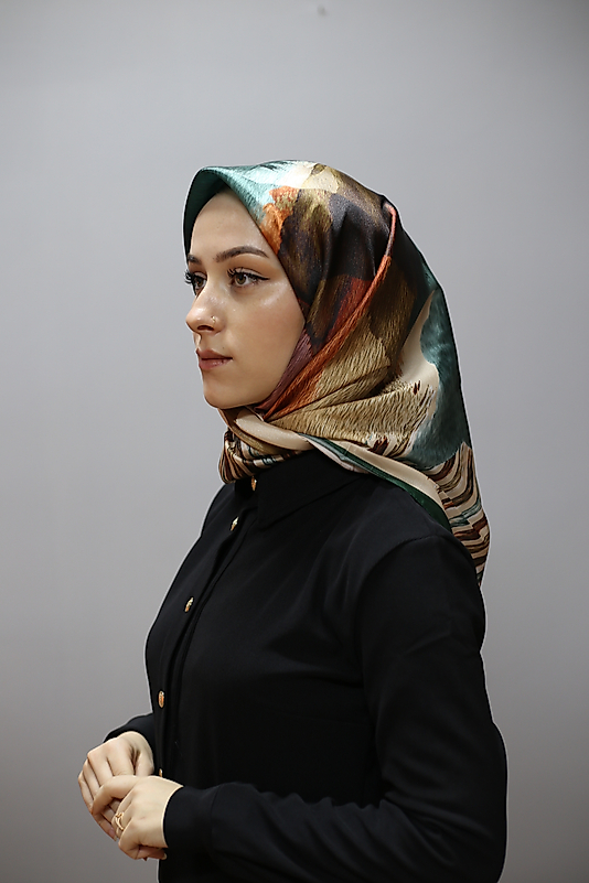 Akel Digital Kristal Eşarp 95 X 95