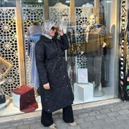 Belen çıtçıtlı mont