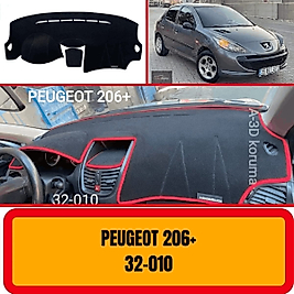 Peugeot 206+ Konsol Torpido 3D Koruma Koruyucu Kılıfı
