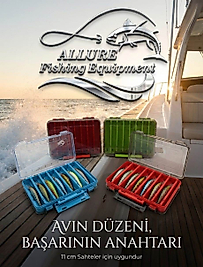 AL-009 / 14 bölmeli küçük boy sahte balık kutusu